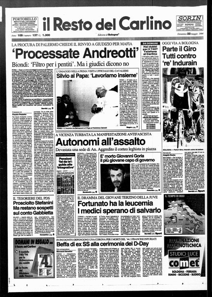 Il Resto del Carlino : giornale dell'Emilia